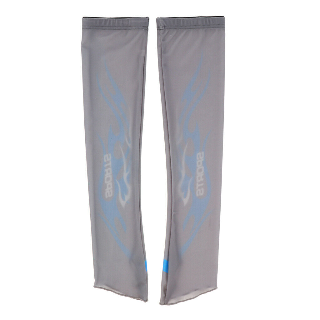 1 Pair Cooling Arm Sleeves UV Sun Protection Cover Cycling Golf Sports XL