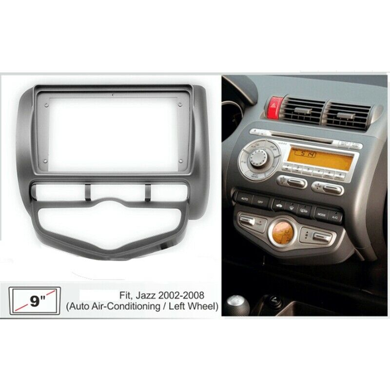 Car 9 Inch Stereo Audio Fascia Audio DVD Panel Bezel e Trim Left Wheel for  L8R3