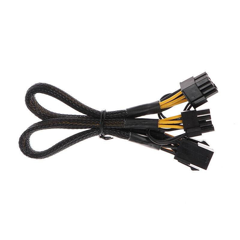 PCI-e 6Pin Female to Dual 8Pin (6+2) Male Graphics Card Express Power Ada.l8