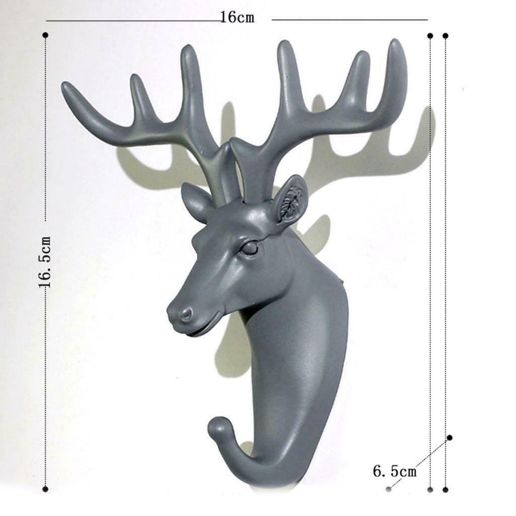 Nordic Style Wall Hook Rack Hanger for Hat Coat Keys Sundries Deer