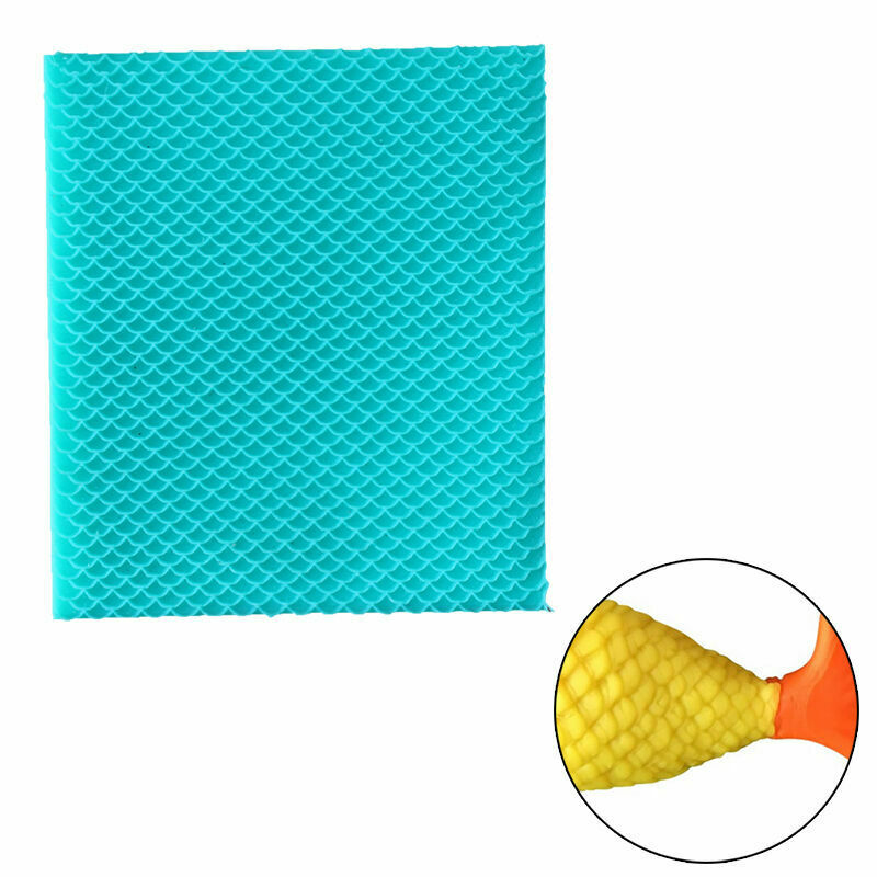DIY Mermaid Fish Scales Cake Chocolate Mould Fondant Mold Decor Cake