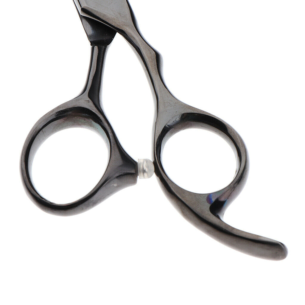 Teeth Fishbone Scissors Pets Grooming Thinning Shears Salon Hairdressing Black