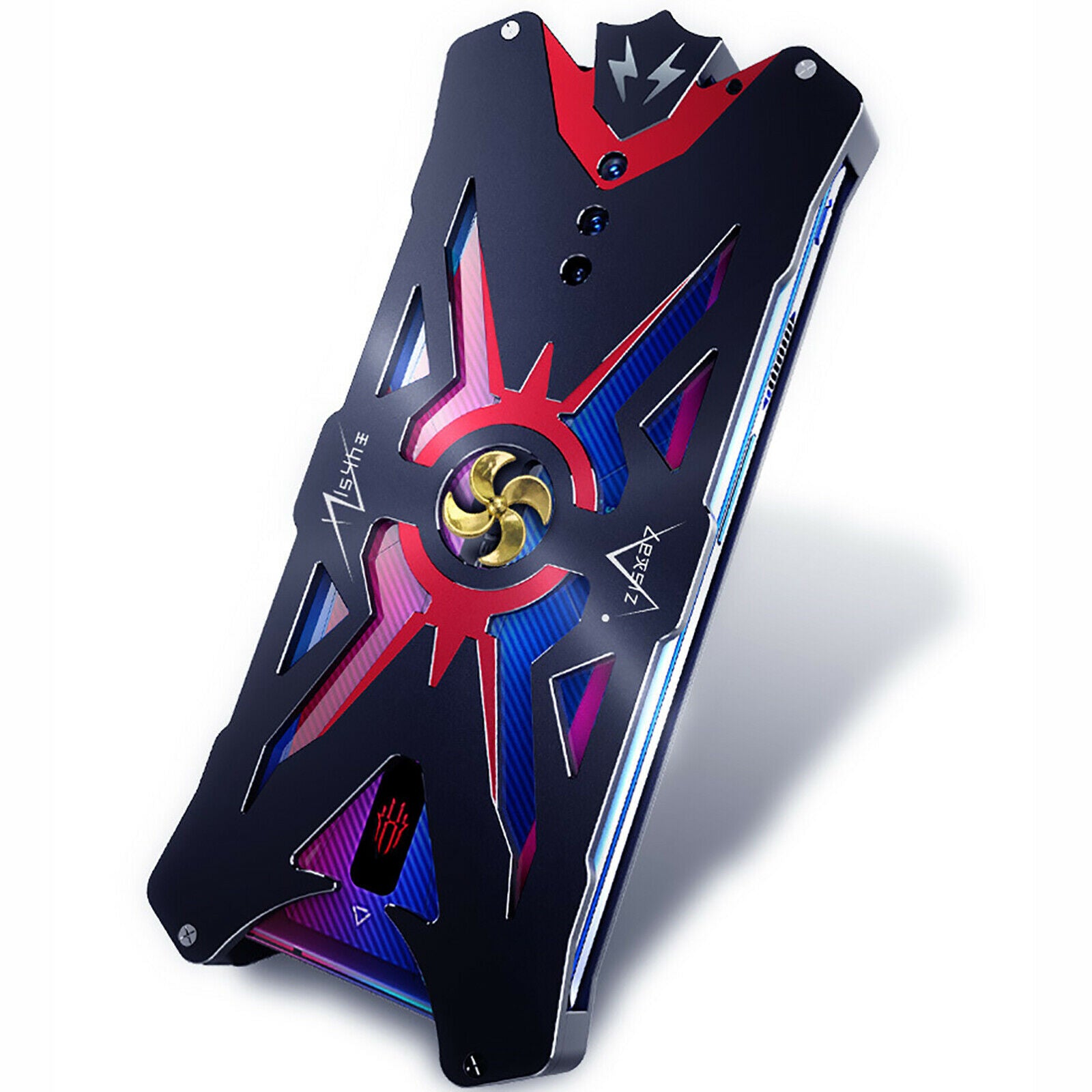 Metal Shockproof Phone Case Cool Anti-fall Back Cover for Red Magic 6/6pro