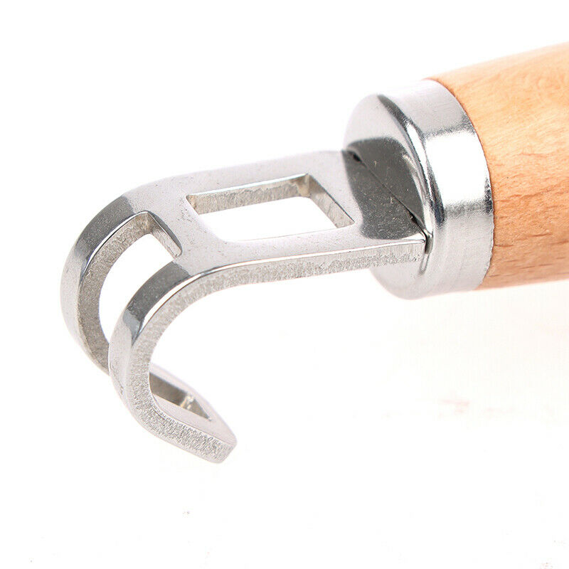 Stainless Steel Meatball Maker Spoon Non Stick Mold Kitchen Gadget Wooden han Rf
