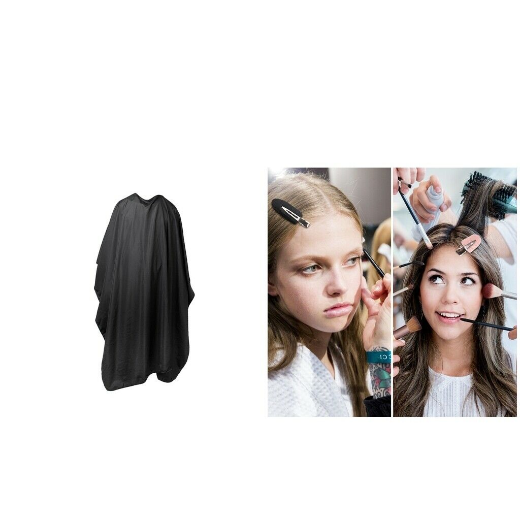 Professional 1Pack Hair Cut Hairdressers Barbers Salon Cape with Hair Clips