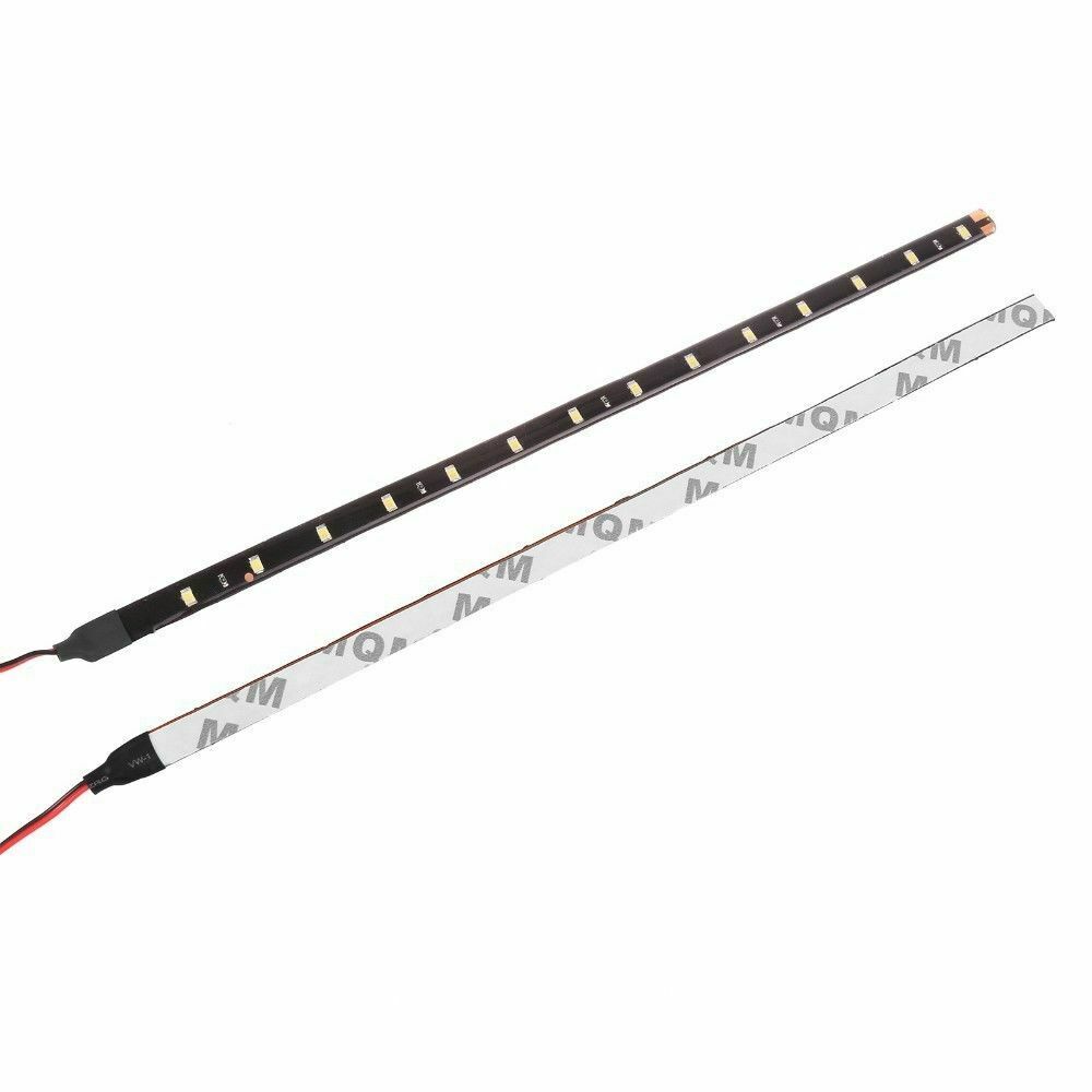 2x White 5050 chip 24 inch 36 LED Waterproof Flexible Strip 12V  BLACK PCB board