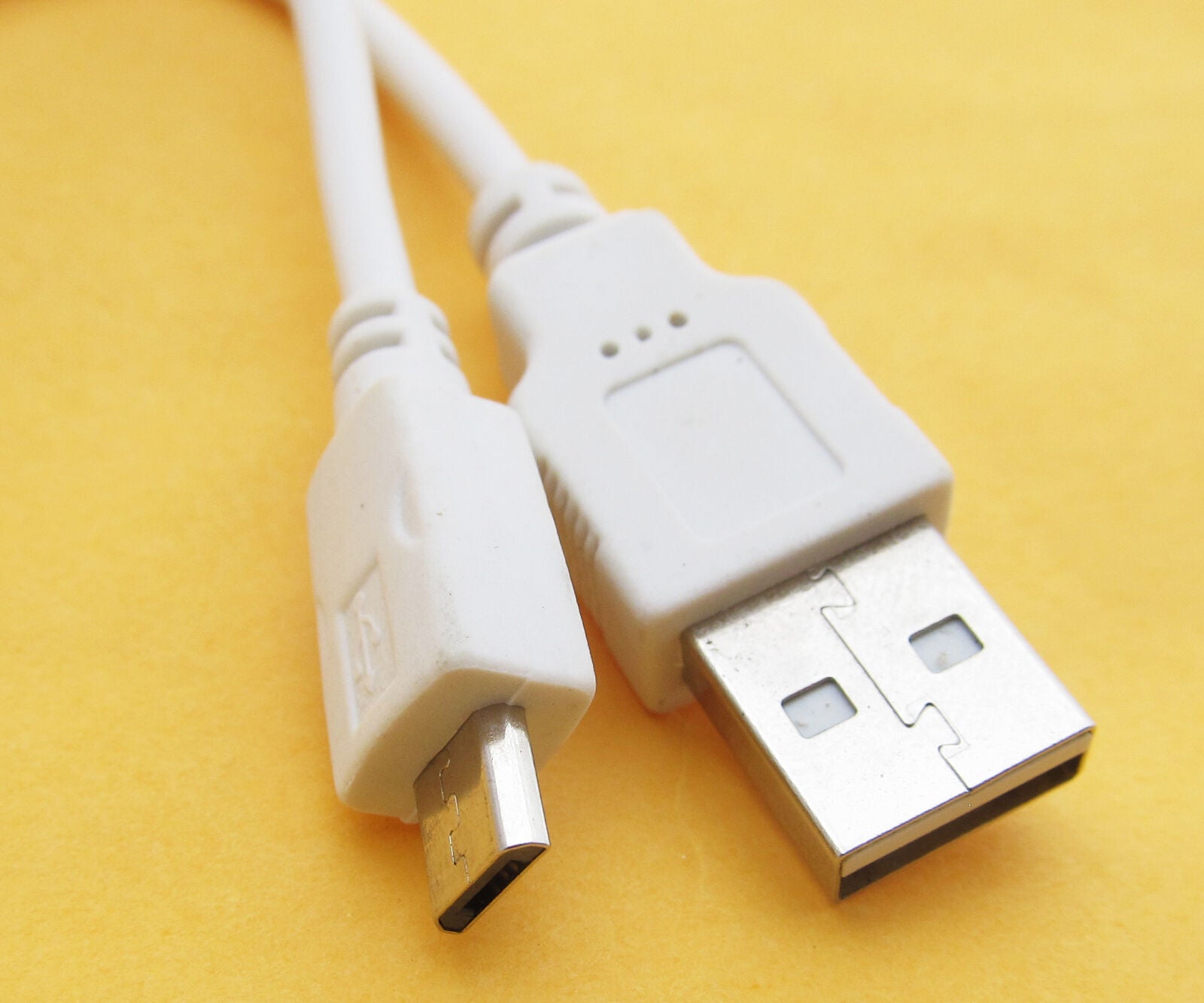 5pcs White 30cm Micro USB PC Power Charge Cable for Mobile Cell Phone Universal