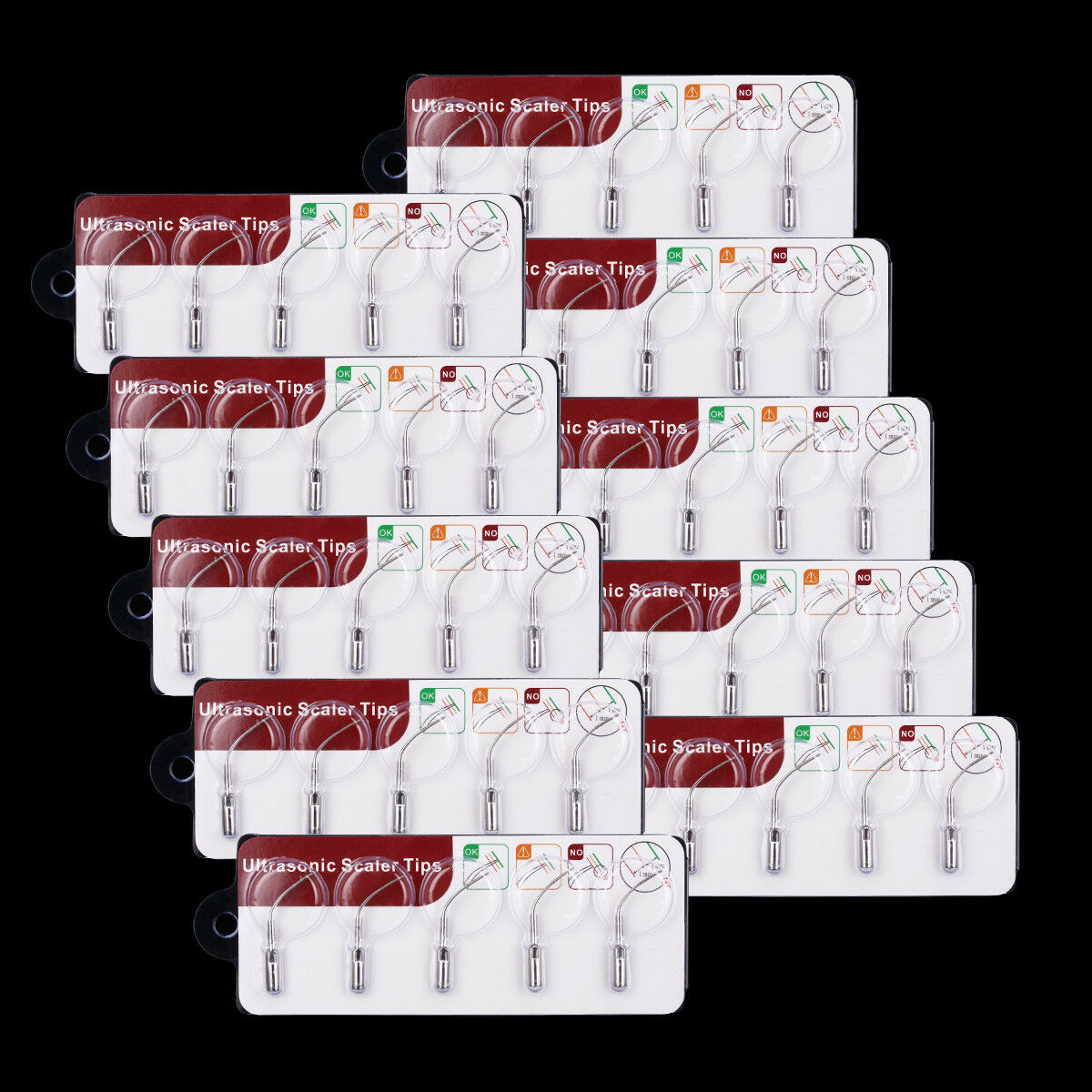 10 X Diamond Dental Perio Tips PD3D Fit DTE Satelec Ultrasonic Scaler Handpiece