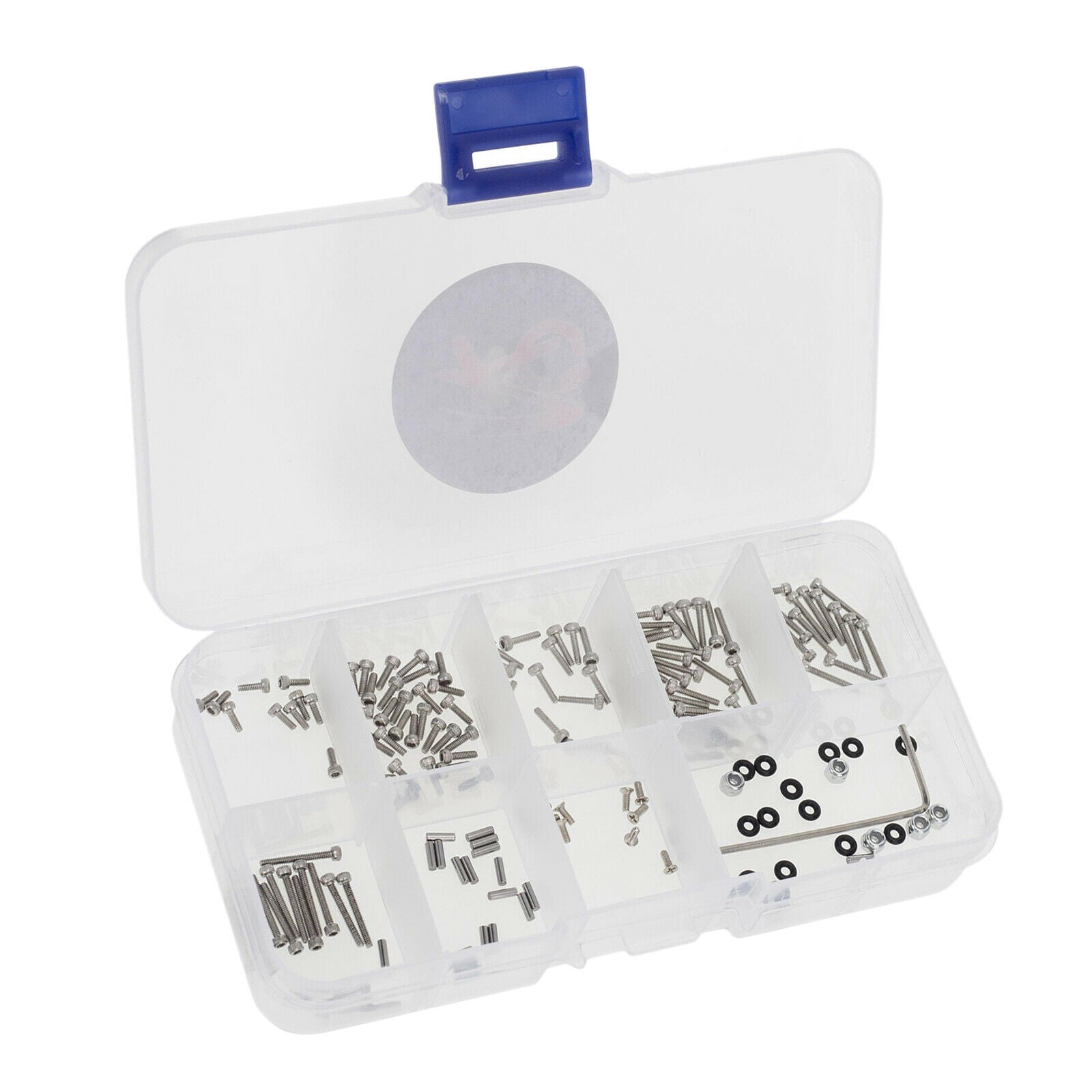 176PCS M1.4 Stainless Steel Screws Kit for Axial SCX24 1/24 RC Crawler 90081