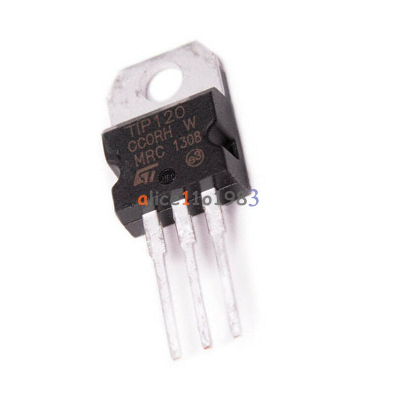 100PCS TIP120 120 NPN Darlington Transistors TO-220 New