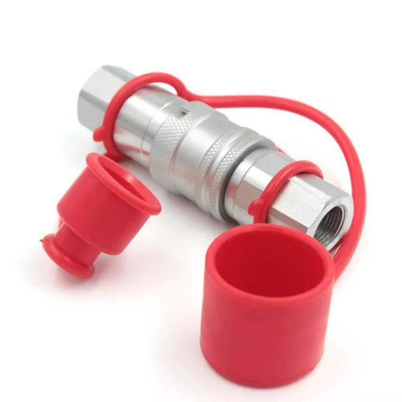 1/2 Npt Quick Connect Joint Flat Hydraulic Plug Set