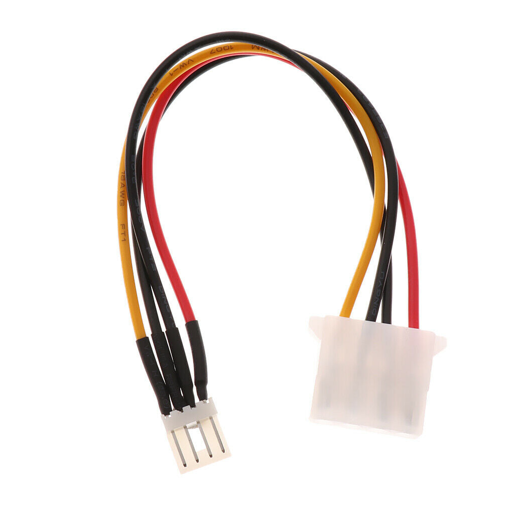 3Pcs 4Pin Floppy Drive Male to 4Pin Female Power Extension Cable Adapter
