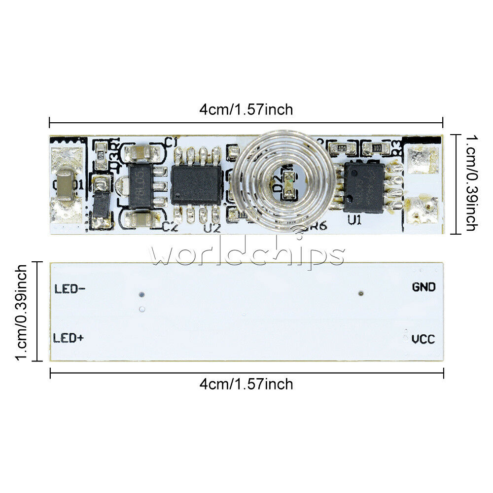 30W 9V~24V Capacitive Touch Sensor Switch Module LED Dimming Control Board