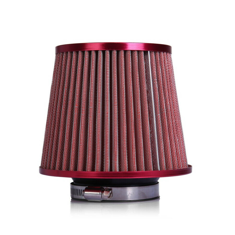 Blue+Red Car Mushroom Head High Flow Vacuum Intake Air Filter Washable Durable