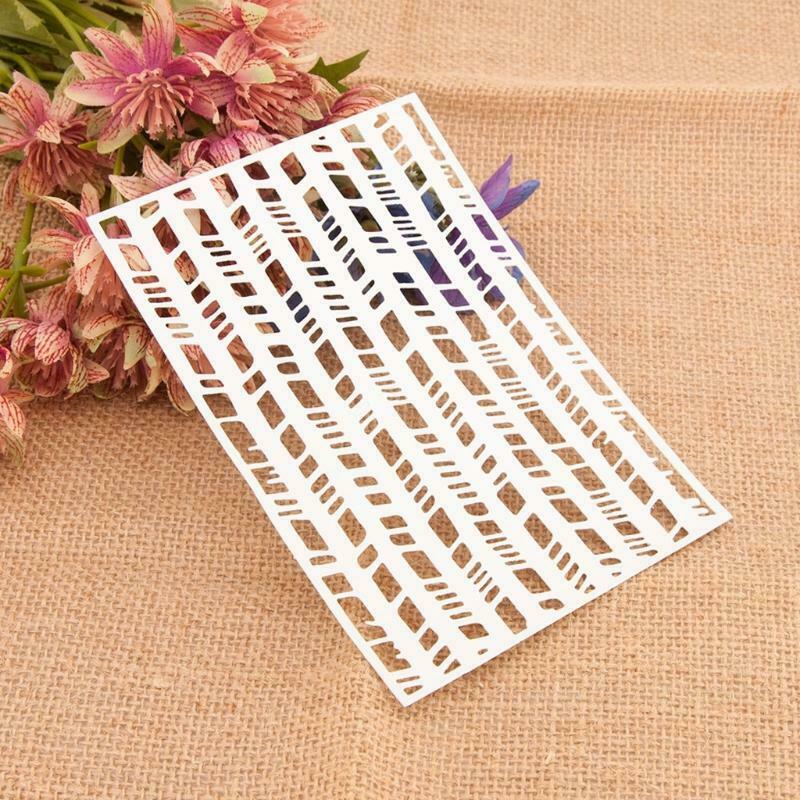 Rectangle Cutting Die Stencil Creative Hollow Carbon Steel Blade Punch Stencils