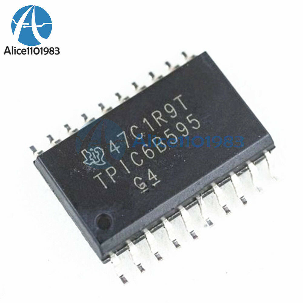 2PCS TPIC6B595 TPIC6B595DW TPIC6B595DWR SOP-20 8-Bit Shift Register