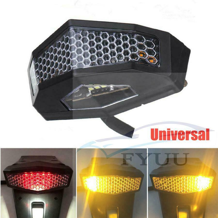 12V 5In1 Motorcycle ATV Rear Tail Brake Stop Indicator Signal Turn Signal Light