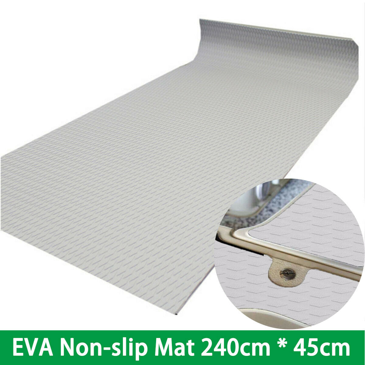 94.5x17.7'' Boat Trim  Carpet Marine Grade Carpeting  EVA Teak Decking Mat