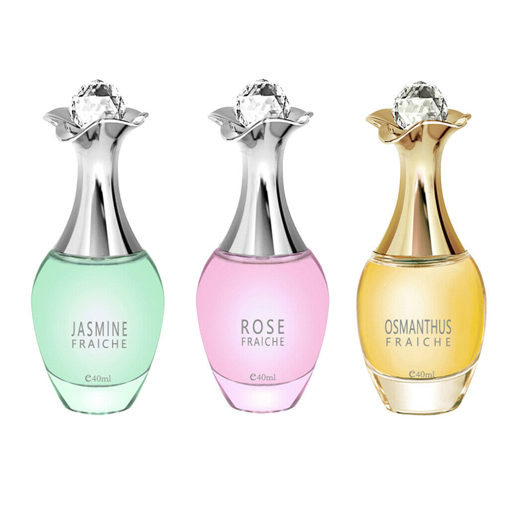 3 Pack 1.4oz Female Fruit Perfume Fragrances Spray for Business Wedding Work