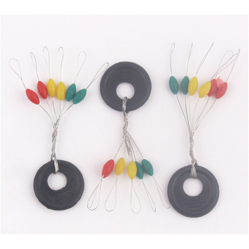 109x Sequins Baits Floating Bombarda Floats Hooks Rings Kit