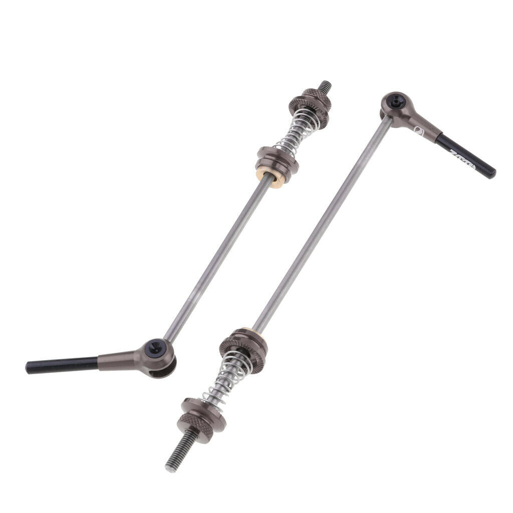 1 Sete Bicycle Quick Release Skewer Set Titanium For Road Bike MTB  Black