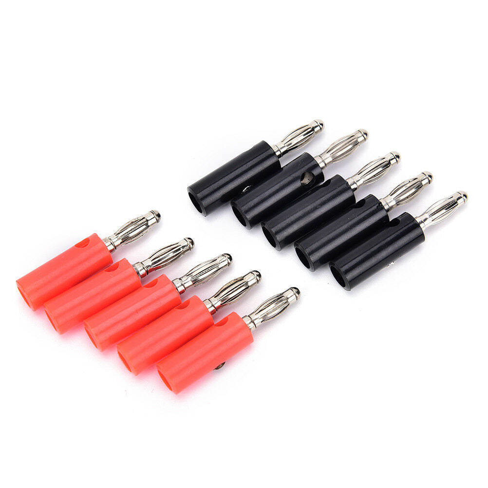 10pcs/lot 4mm nickel plated banana plug banana connector plugs、SEDD