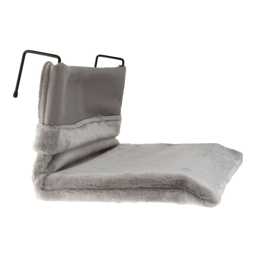 Cat Dog Radiator Bed Warm Pet Bed Fleece Cradle Animal Puppy Hammock Gray