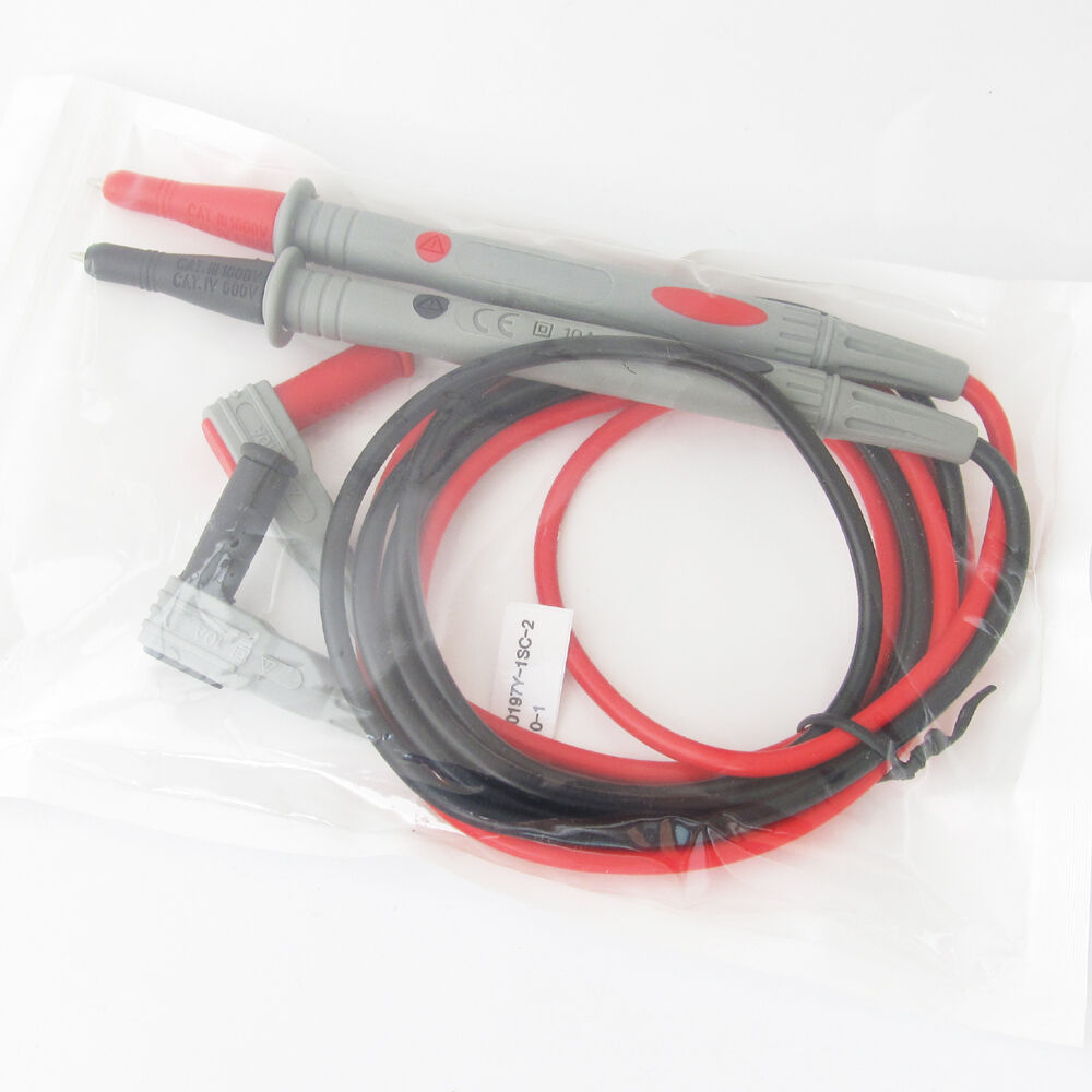 1set TD-318P Silicone 1000V 10A Universal Digital Multi Meter Test Lead Probe