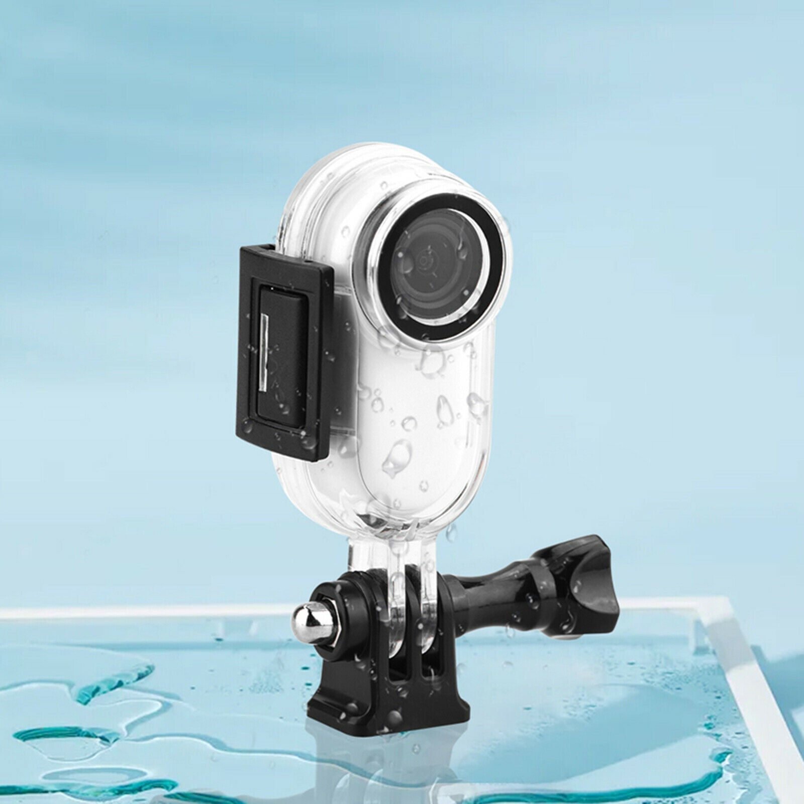 Diving Protective Case for Insta360 GO2 Action Camera 30m with Screws Parts