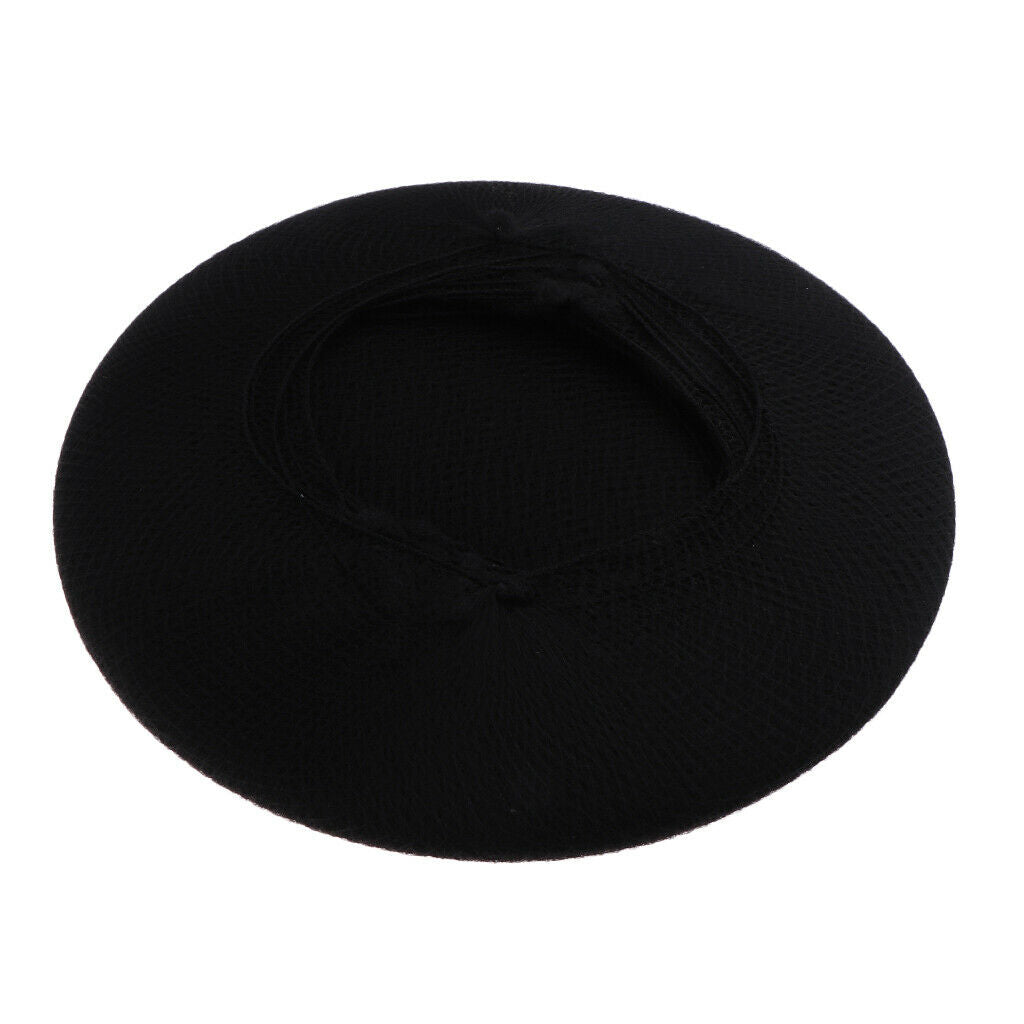 Unisex Nylon Hair Net Dome Wig   Stretchy Snood for Making Wigs Cook Beige