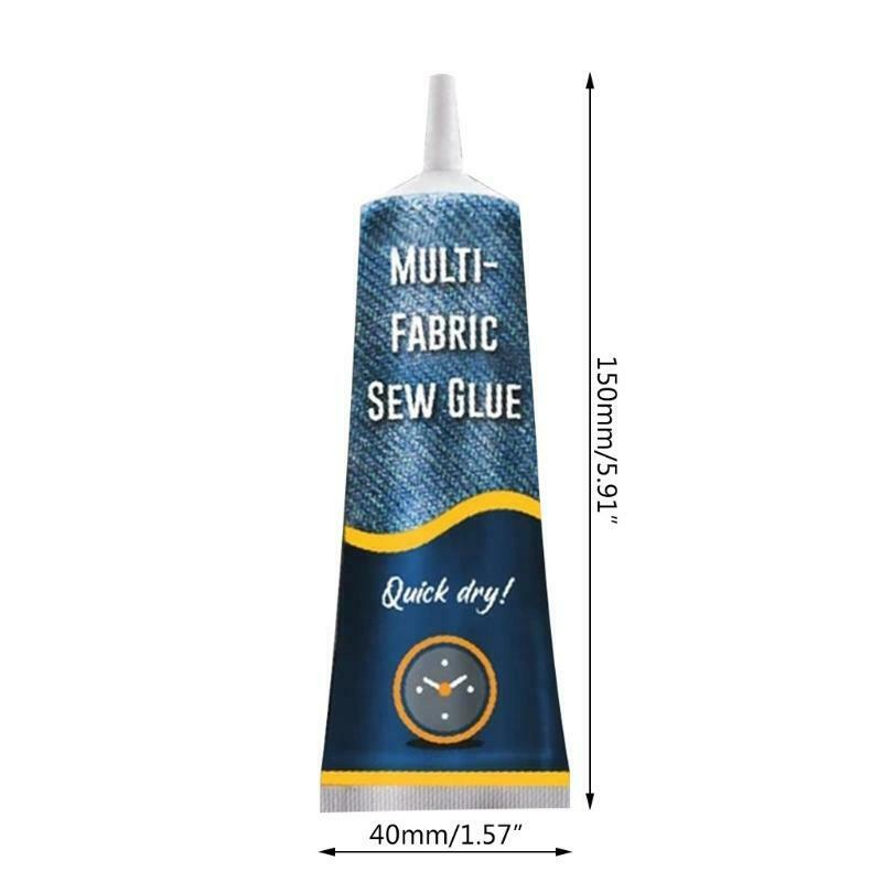 Liquid Glue Instant Fabric Leather Fast Drying Glue Sew Glue Kit Sewing Supplies