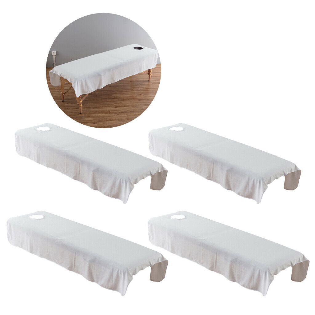 4x Comfort Spa Massage Table Sheets Cosmetic Beauty Salon Facial Bed Cover