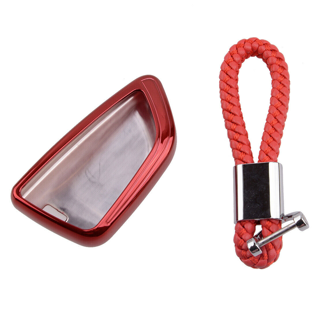 Red Remote Key Case Cover Fob Keychain Fit For BMW F45 F46 G31 G32 G11 G12 G07