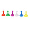 60x Multicolored Ladies Plastic Chess Travel Chess Set Accessories