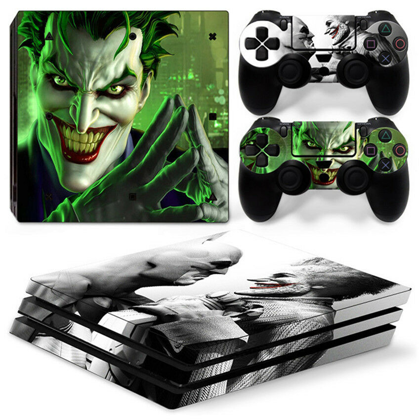 Joker Batman skin For  playstation PS4 PRO Console Stickers & 2 Controllers Skin