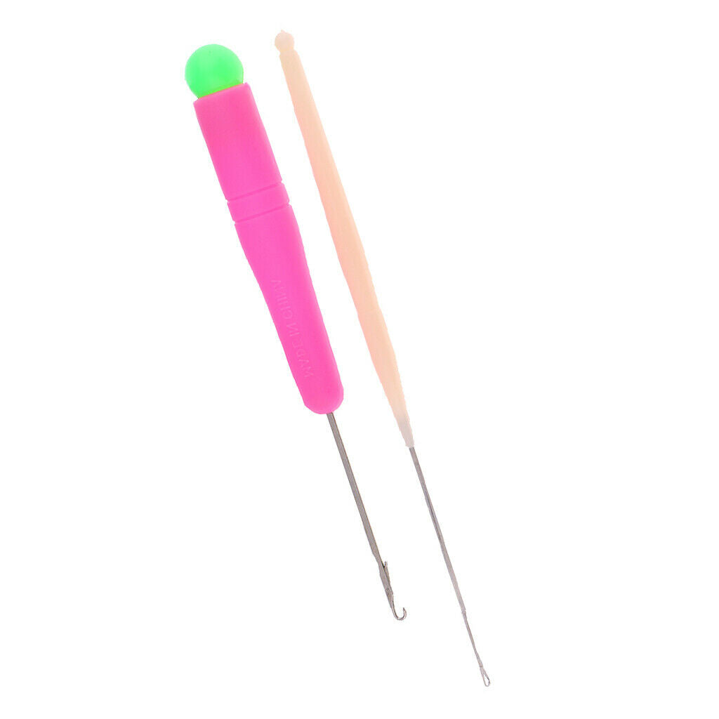 4pcs Latch Hook Crochet Needles for Hair/Micro Braid Dread Lock Maintaining