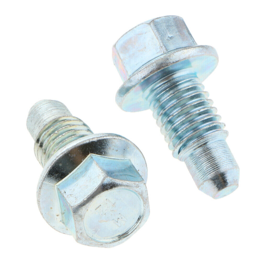 10 Sets Oil Drain Plugs Pilot Point M12x1.75 Head 15Mm For Chrysler 8132293