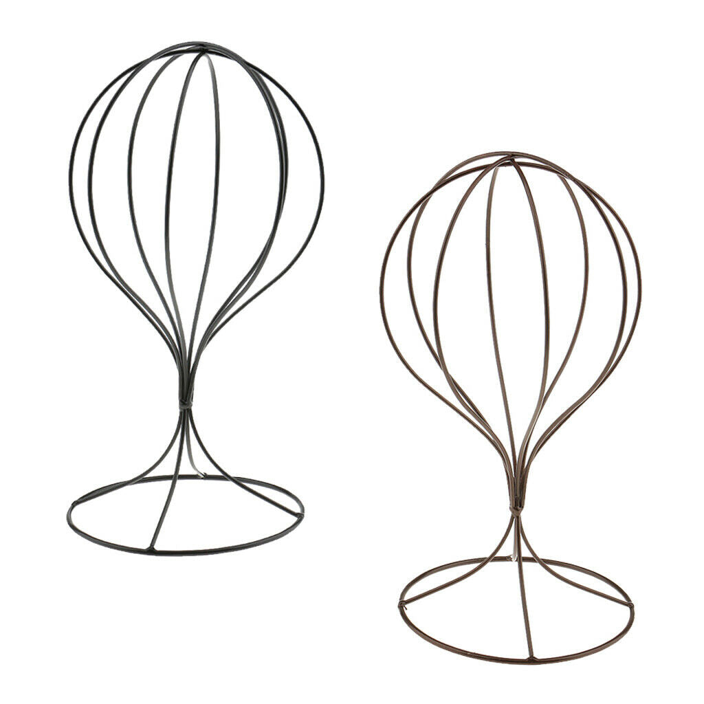 2 lot 20'' Balloon Shape Sturdy Wig Hat Fedora Beret Bonnet Display Stand