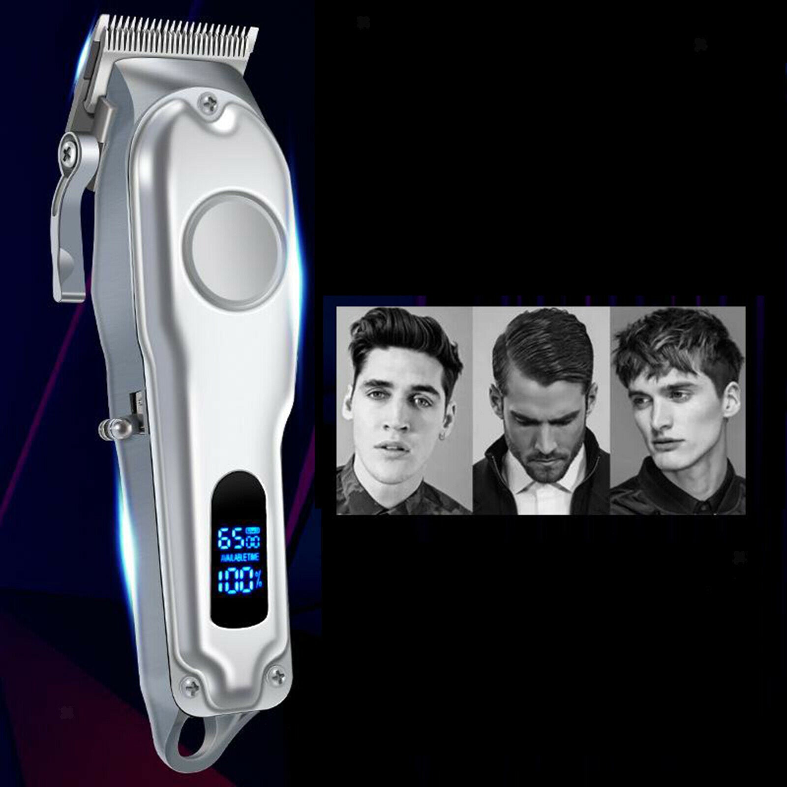 10W Professional Barber Electric Hair Face Beard Grooming Styling Clipper 0mm
