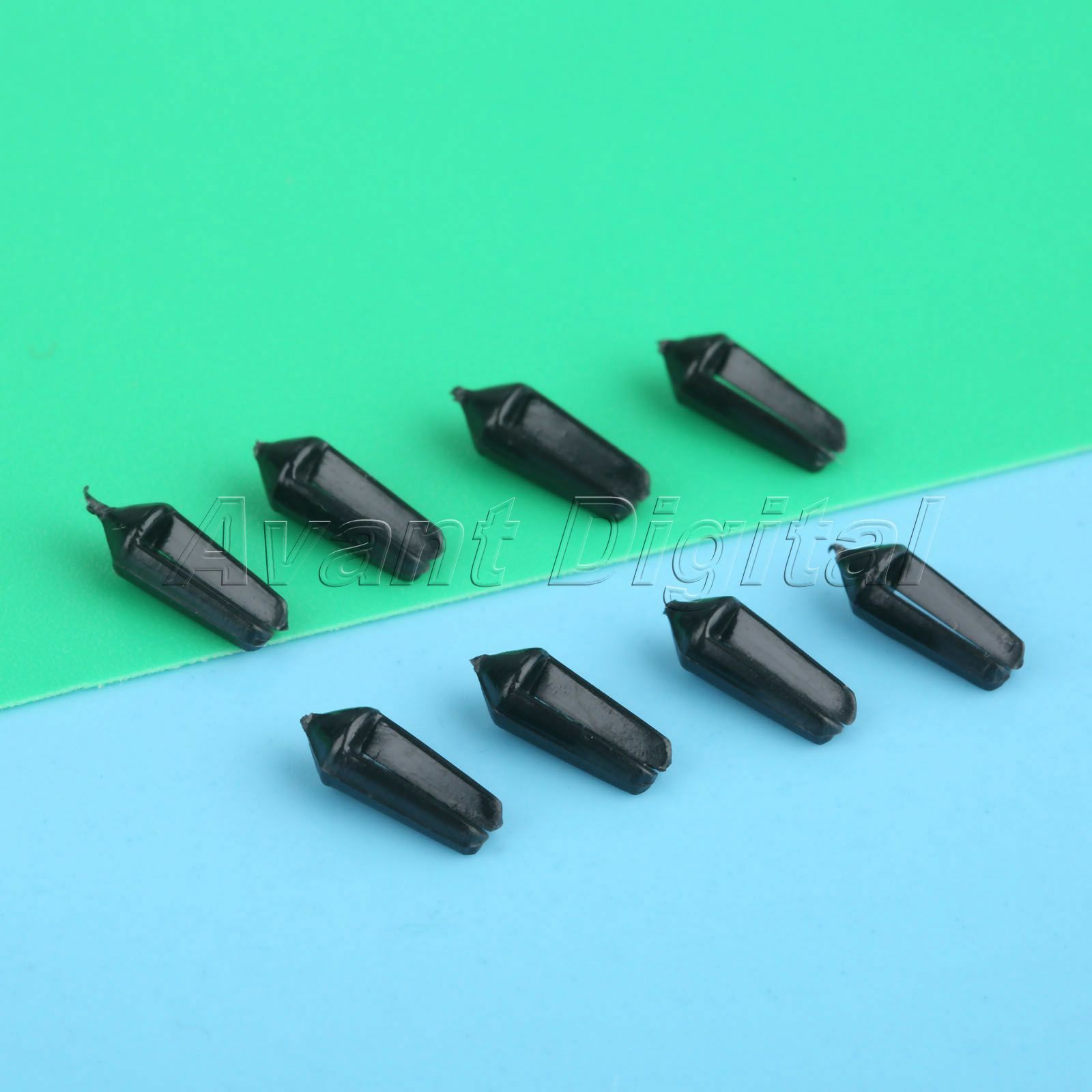 8Pcs Black Nylon Dart Flight Protectors Keep Darts Flights Square Wing Guard Bag