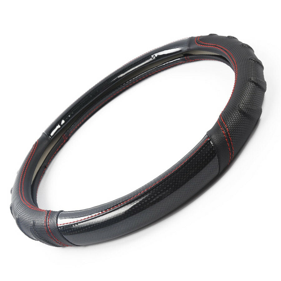 Car Steering Wheel Cover Soccer Pattern Splice Light Leather FOR Most CarStyling