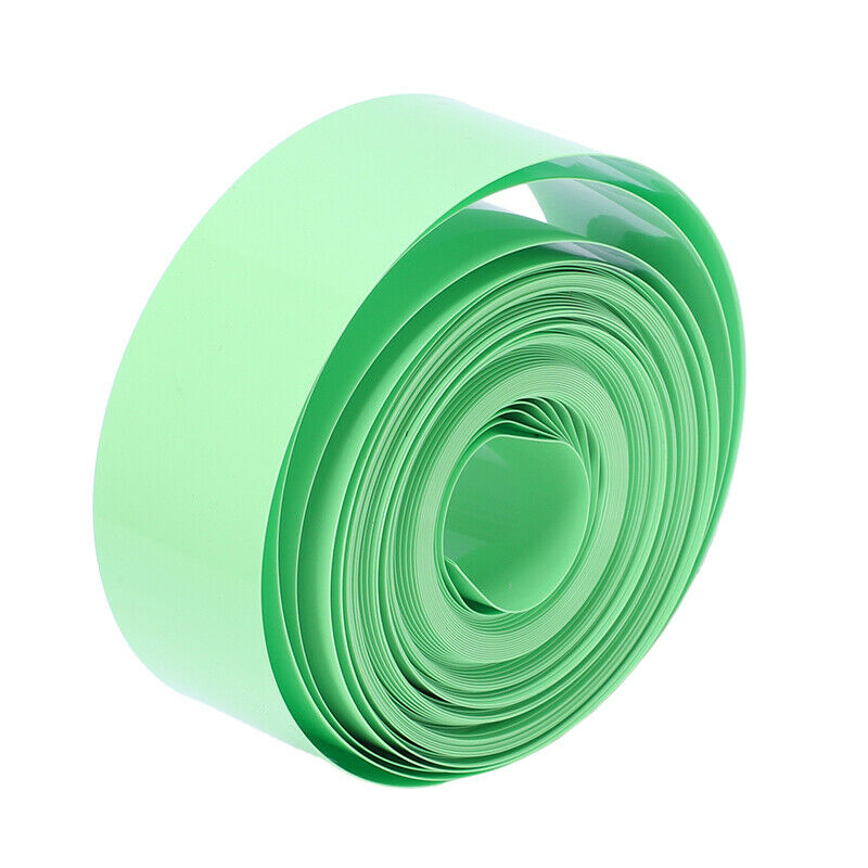 10M 29.5mm PVC Heat Shrink Tubing Wrap for 1 x 18650 Battery Light Green Z7D6D6
