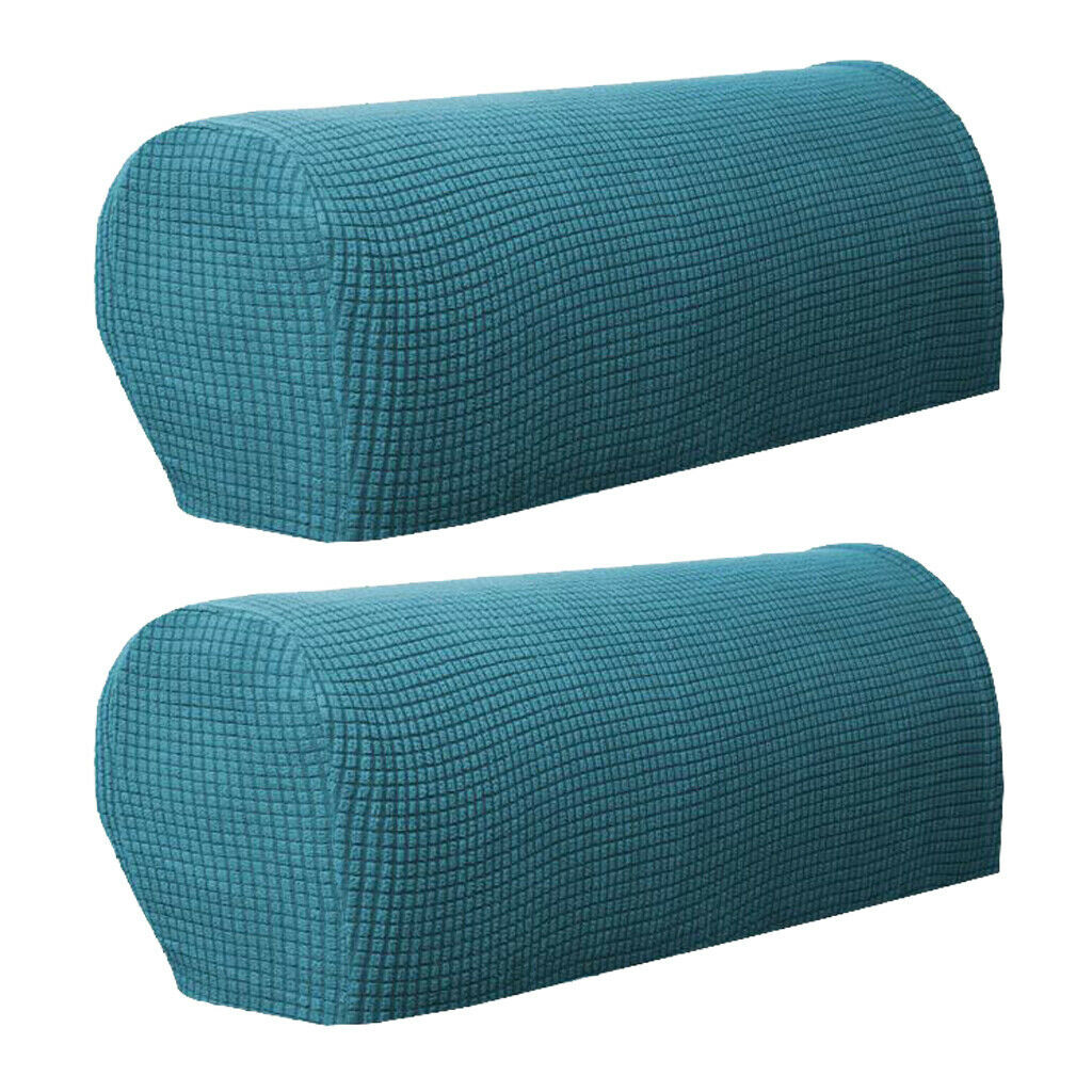 Set of 4 Armrest Cover Stretch Fabric Anti-Slip Recliner Furniture Protector