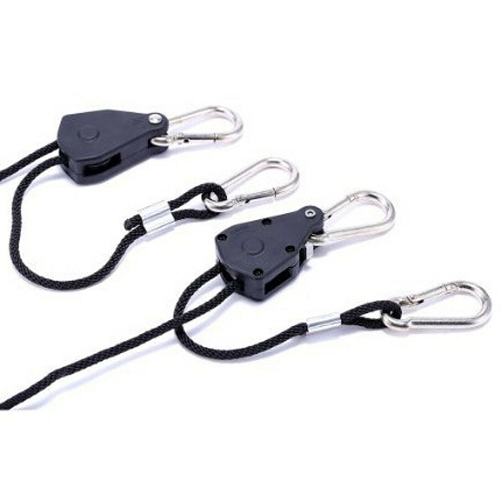 1 Pair Ratchet Lock Tie Down Strap Heavy Duty Kayak Canoe Boat Rope Hanger
