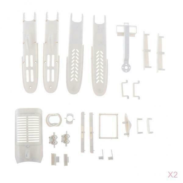 2 Set for WLtoys X450.0021 DIY Kit Motor Seat Receiver Cover Sets White