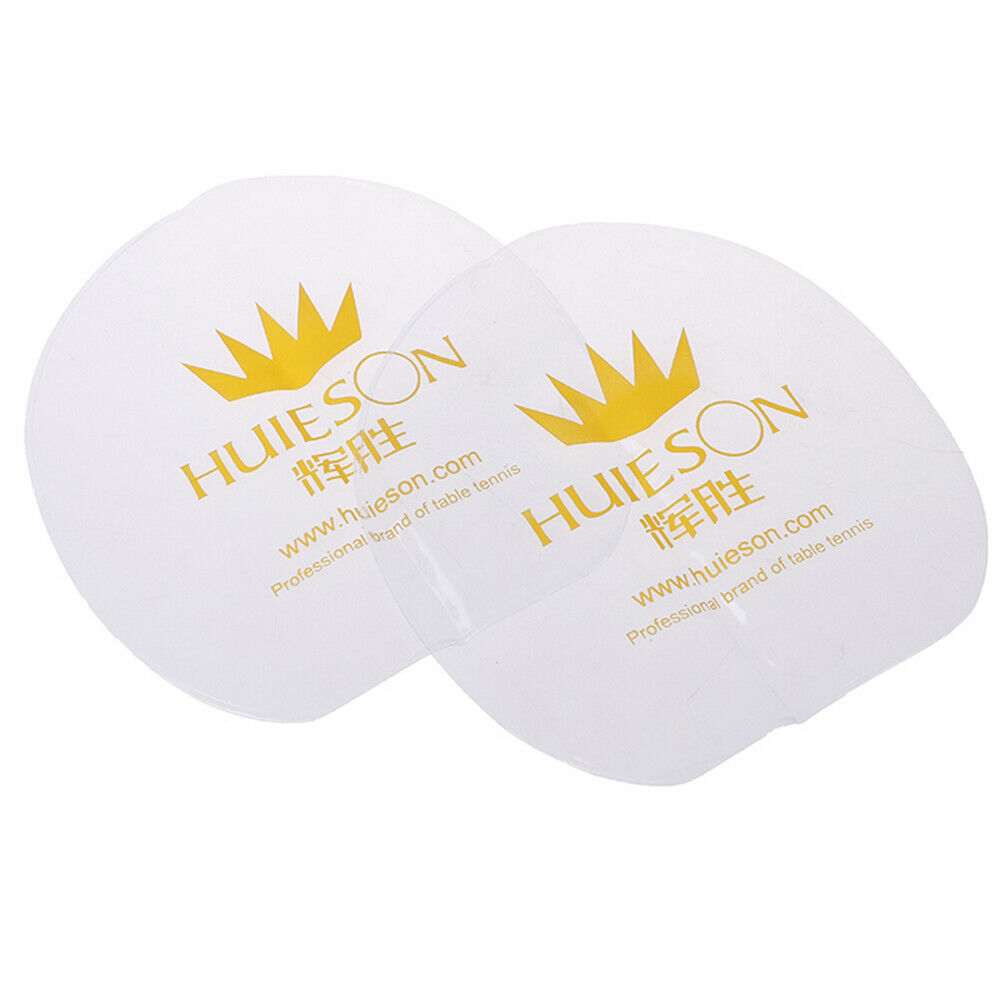 2Pcs/Set Transparent Non-sticky Plastic Table tennis Rubber Protective Fi.l8