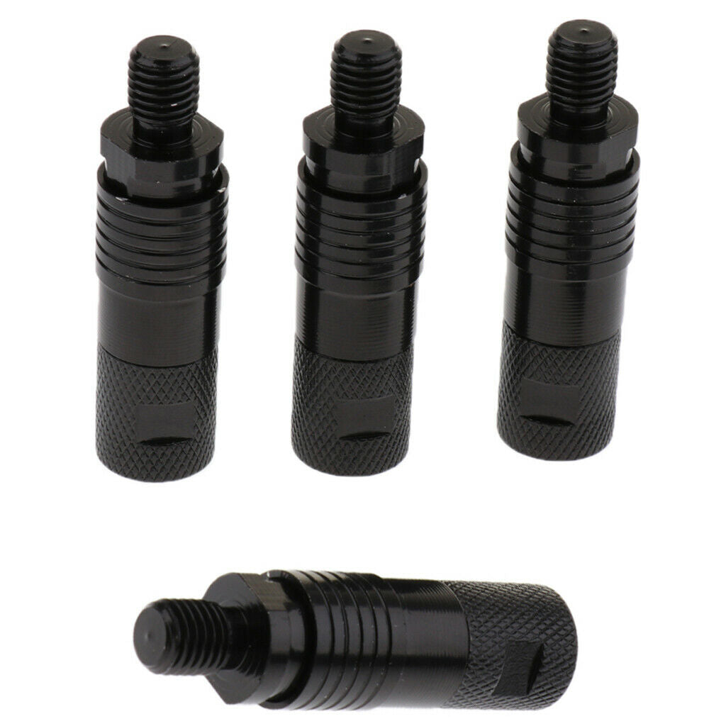 4x Metal Fishing Rod Pod Connector Release Adapter For