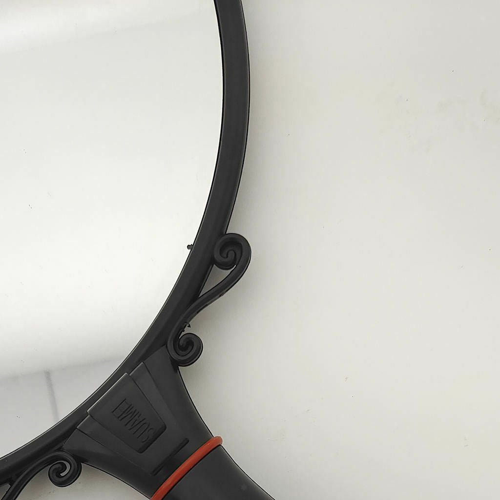 Portable Round Hand Mirror Hairdressing Large Handheld Mirror Large Viewing