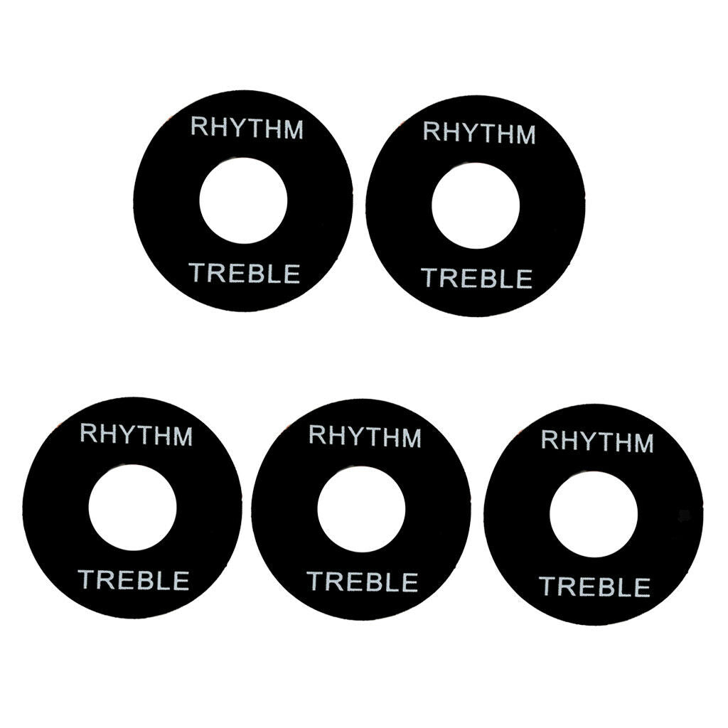 10 Pieces 3-way Switch Plate Washer Rythm Treble Ring for LP EPI Guitar