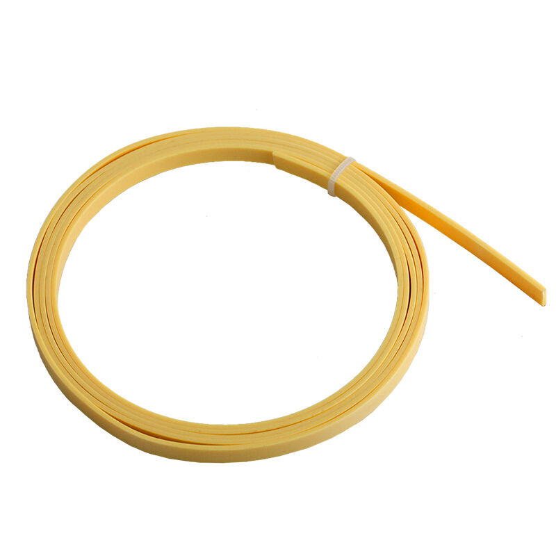 4 Pcs ABS Guitar Bindings Purfling Strips For Luthier Parts 1650 x 6 x 1.5mm
